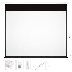 Pantalla Proyeccion Electrica 120' 2,4x1,8m 4:3 FONESTAR