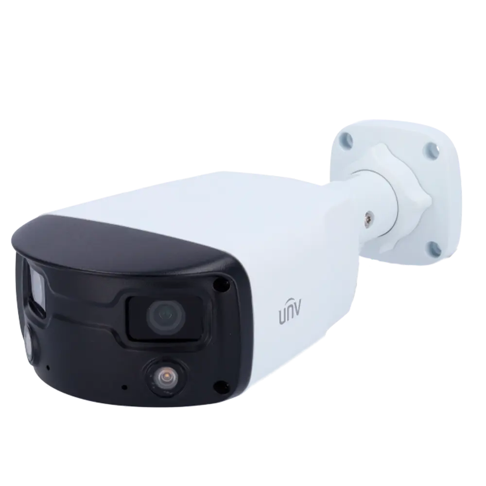 Cámara Bullet IP Gama Prime Resolución 8 Mpx (5120x1440) Lente dual 2 x 4 mm | Visión panorámica 180º