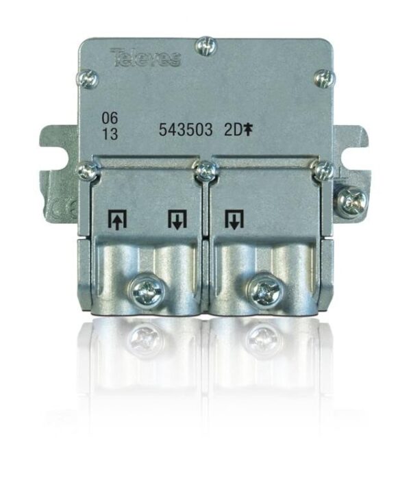 Mini-Repartidor TV 2D 5-2400MHz 4,3/4dB EasyF