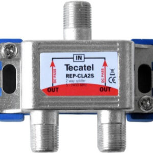 Repartidor TDT/SAT F 2D 3,9dB TECATEL