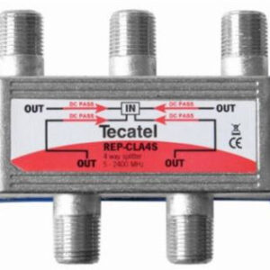 Repartidor TDT/SAT F 4D 7,7dB TECATEL