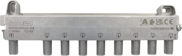 Repartidor TV 8D 5-2400MHz 15/14dB F