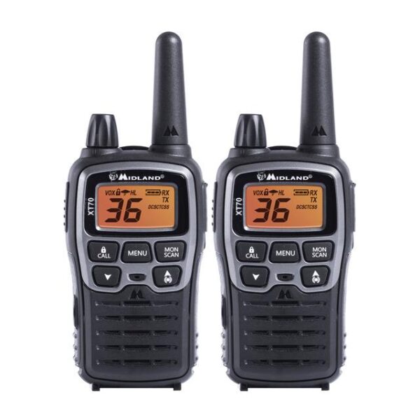 Pareja Walkies PMR446 12Km MIDLAND XT70