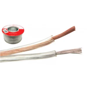 Cable Paralelo 2x0,50mm CU OFC TRANSPARENTE OFC (100m)