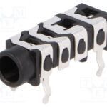 Base Jack 3,5mm  Digital 4 contactos Cto. Impreso