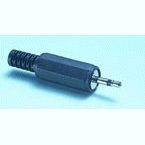 Conector JACK 2,5mm Macho Mono Plastico