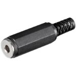 Conector JACK 3,5mm Hembra Stereo Aereo Plastico