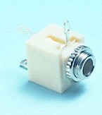 Conector JACK 3,5mm Hembra Stereo Chasis c/tuerca 15.418/ST