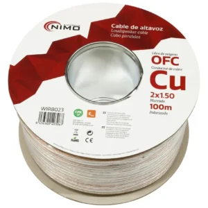 Cable Paralelo 2x1,5mm CU OFC Transparente (100m)
