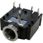Conector JACK 3,5mm Hembra Stereo Cto.Impreso 5pins