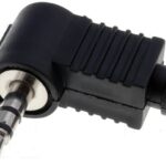 Conector JACK 3,5mm Macho Stereo ACODADO soldar