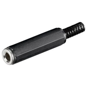 Conector JACK 6,3mm Hembra STEREO Recto Aereo