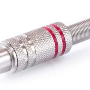 Conector RCA Hembra Niquelado Señalizacion ROJO
