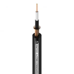 Cable Audio Desbalanceado 0,22mm NEGRO ADAM 4 STAR (100m)