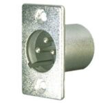 Base Conector XLR Macho 4Pin