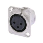 Base XLR Hembra 3Pin Tipo D NC3FD-LX NEUTRIK