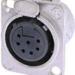 Base XLR Hembra 7Pin Tipo D NC7FDL-1