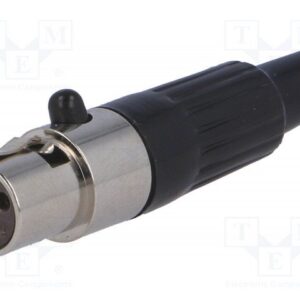 Conector MiniXLR Hembra 4Pin aereo para soldar