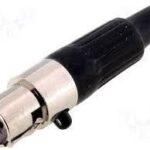 Conector MiniXLR Hembra 5pin aereo para soldar