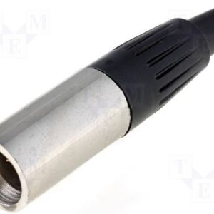 Conector MiniXLR Macho 3Pin aereo para soldar