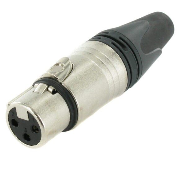 Conector XLR Hembra 3 Pin tipo Neutrik