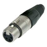 Conector XLR Hembra 4Pin NEUTRIK NC4FX