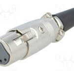 Conector XLR Hembra 5Pin recto HQ