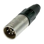 Conector XLR Macho 4Pin Aereo Recto NC4MX NEUTRIK