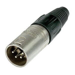 Conector XLR Macho 4Pin Aereo Recto NC4MX NEUTRIK
