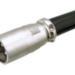Conector XLR Macho 4Pin para panel