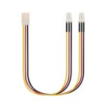 Cable Alimentacion Interno PC 3PIN Hembra a 2 3PIN