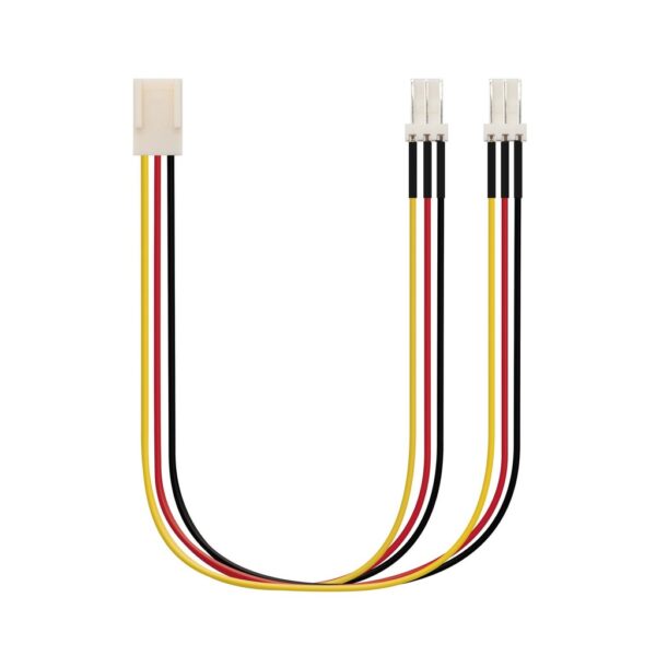 Cable Alimentacion Interno PC 3PIN Hembra a 2 3PIN