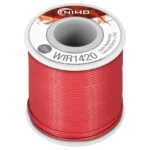 Cable flexible 0,8mm ROJO Carrete 20m