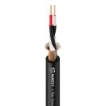 Cable Audio Microfono 2x0,22mm OFC NEGRO ADAM 4STAR (100m)