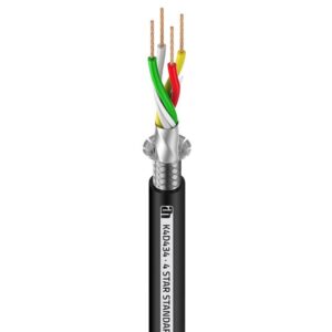 Cable DMX 4x0,34mm NEGRO ADAM 4STAR (100m)