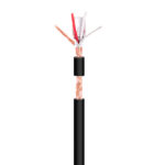 Cable Sonido Audio Microfono 2x0,35mm NEGRO (100m)