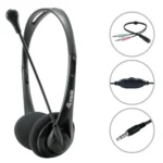 Auriculares Diadema con Microfono Jacks 3,5mm 4C  245302