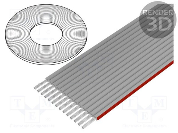 Cable Plano Informatica 14 Vias 1,27mm 50x28AWG