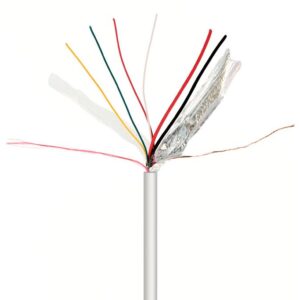 Manguera Apantallada 2x0,75+4x0,22mm BLANCO (100m)