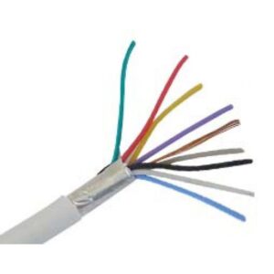 Manguera Apantallada Alarmas 8x0,20mm Blanca (100m)