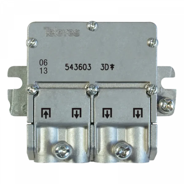 Mini-Repartidor TV 3D 5-2400MHz 8,5/7,5dB EasyF