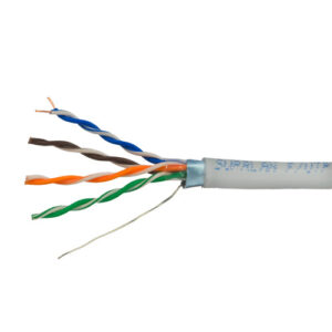 Cable Datos FTP Cat5e Rigido CU GRIS (305m) SAFIRE