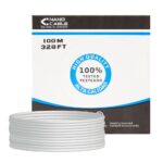 Cable Datos FTP Cat6 Rigido CU GRIS (100m) NANOCABLE