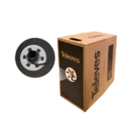 Cable Datos UTP Cat6 Exterior CU NEGRO (305m) TELEVES DK6000 212201