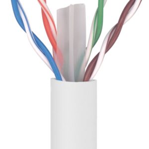 Cable Datos UTP Cat6 CCA Fca LSFH BLANCO (305m) TELEVES DK6000 219910