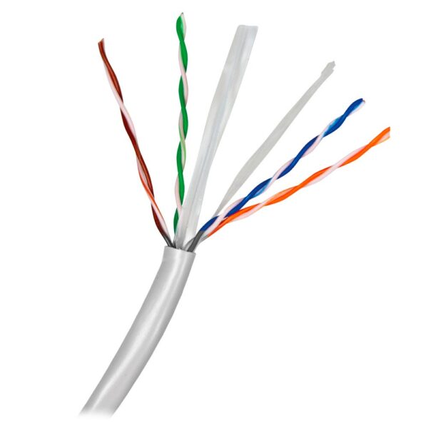 Cable Datos UTP Cat6 Rigido CCA GRIS (100m) SAFIRE