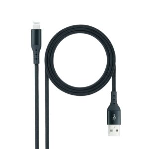 Cable LIGHTNING a USB 2.0 Mallado 1m NANOCABLE