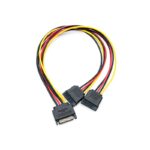 Cable Alimentacion SATA a 2 SATA duplicador