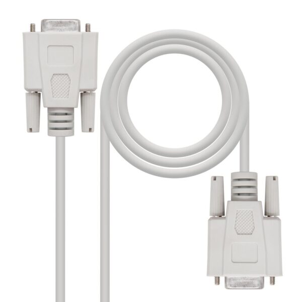 Cable D-Sub DB9 Hembra a DB9 Hembra CRUZADO 1,8m