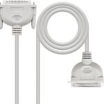 Cable Impresora CN36M a D-Sub25 Macho  1,8m  CENTRONIC